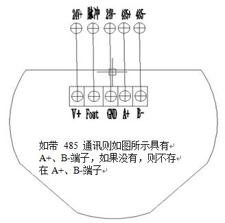 電池供電液體渦輪流量計(jì)接線(xiàn)圖