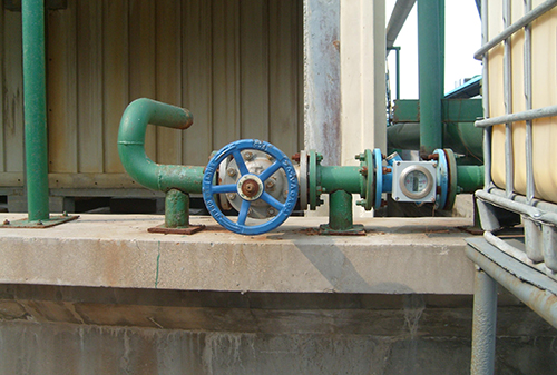 燃?xì)獬暡髁坑嫭F(xiàn)場圖